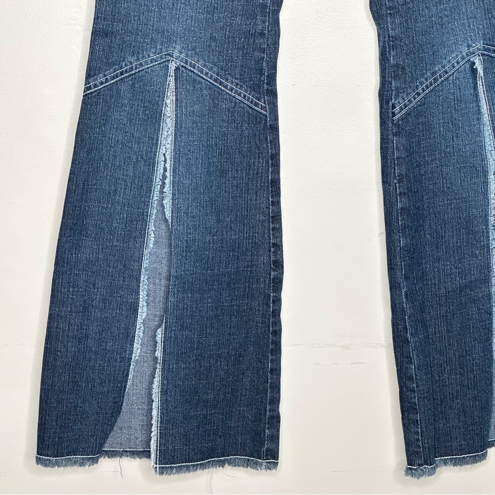 Vintage Y2K Gasoline Flare Jeans Dark Wash Size 13 - Picture 3 of 13